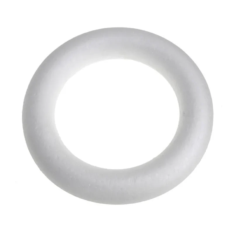 8 white circle polyfoam diy craft foam 1 piece