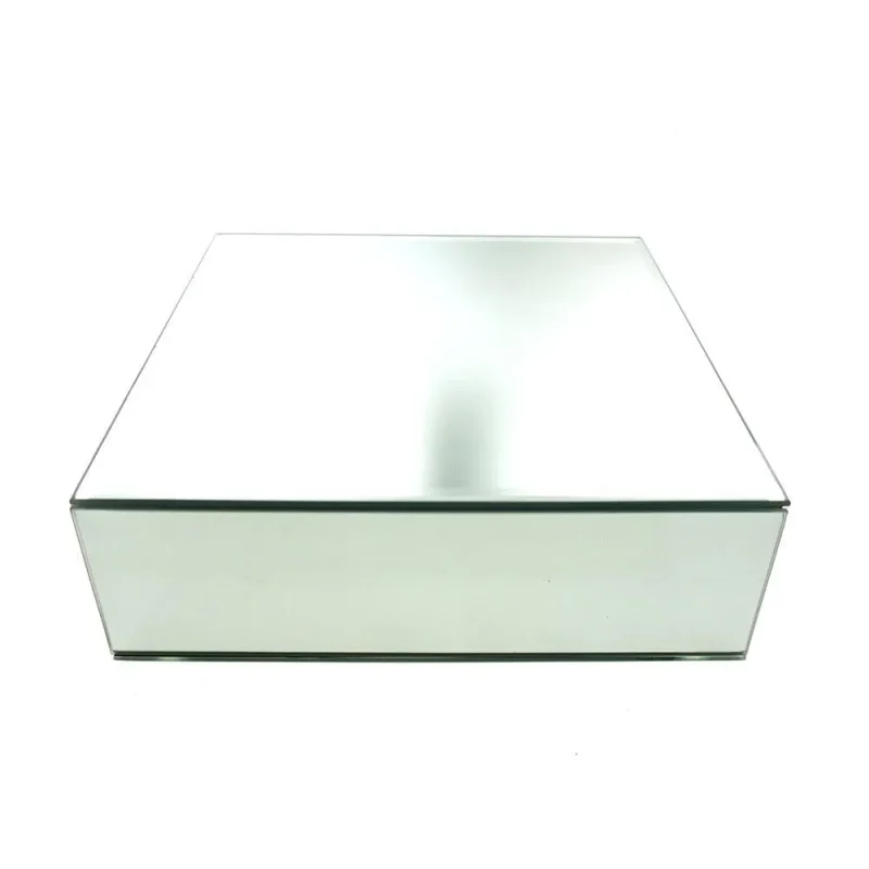 9 75 square mirror pedestal