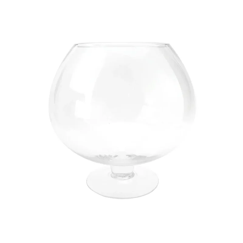 9 clear stem vase bowl for decor