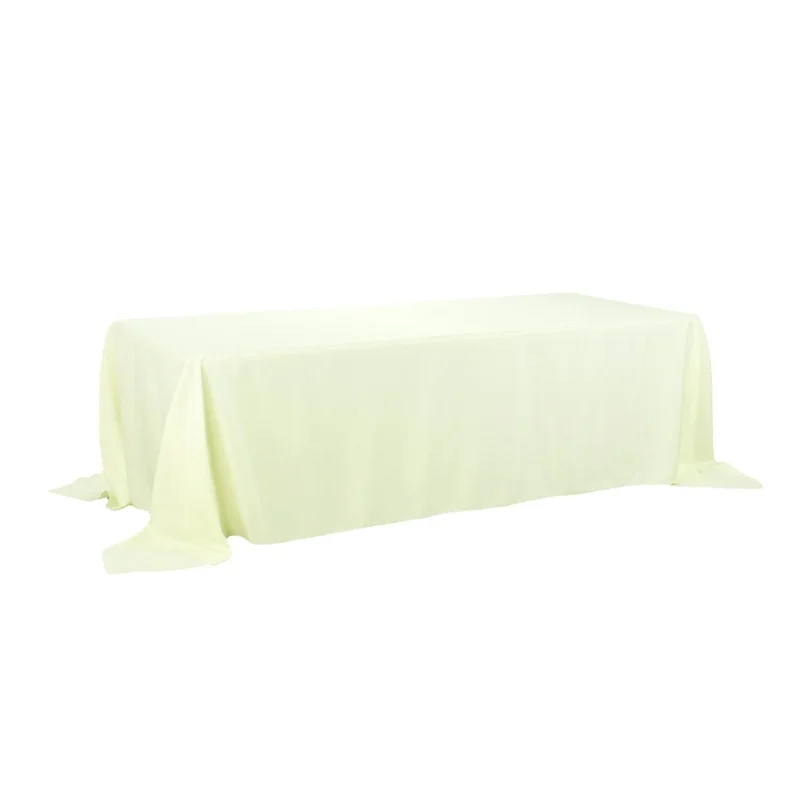 90x132 inch rectangular polyester tablecloth