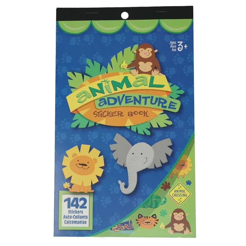 animal adventure craft sticker assortment 142 piece set