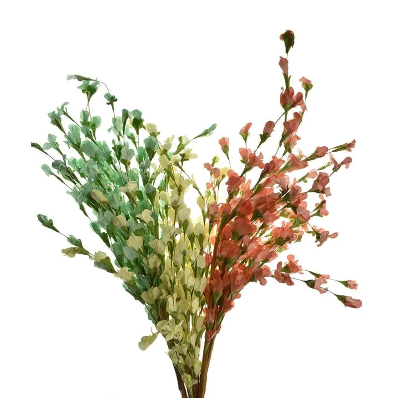 artificial 23 inch perennial flower bush for spring decor