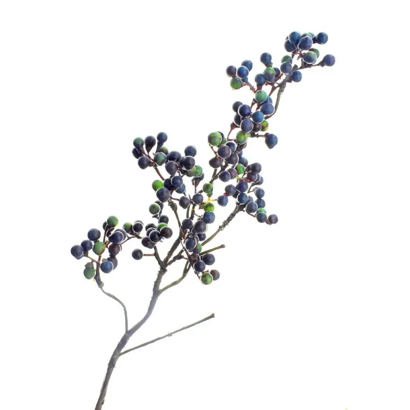 artificial blueberry spray branch 21 inch