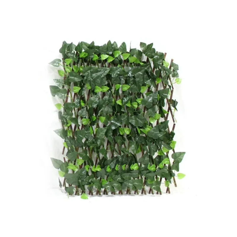 artificial ivy lattice fence panel