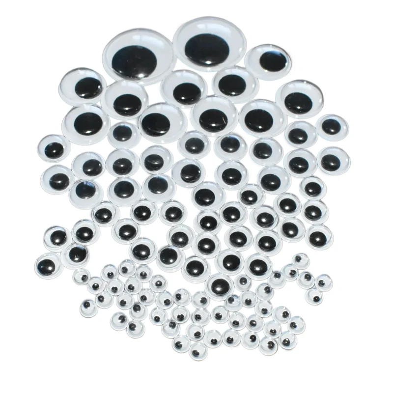 assorted googly eyes set 112 piece various sizes