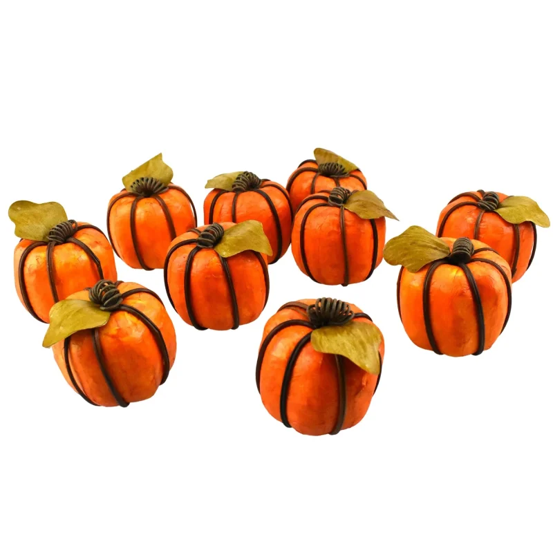 autumn mini pumpkin bowl filler set 2 25 inch 10 pack