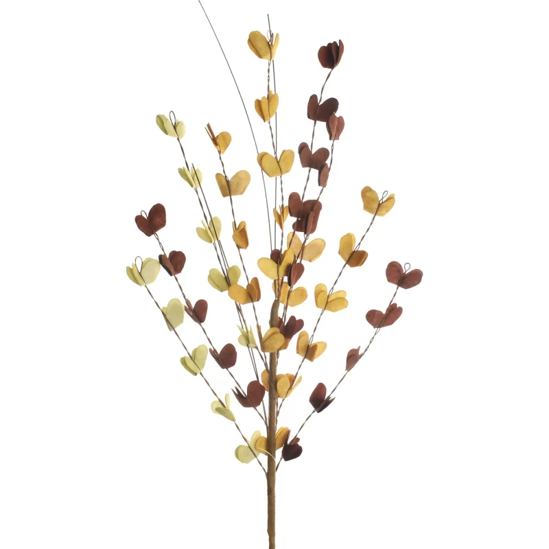 autumn rustic leaf branch 16 inch artificial decor