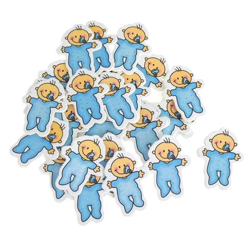 baby boy pacifier favors 100 pack 1 5 inch blue