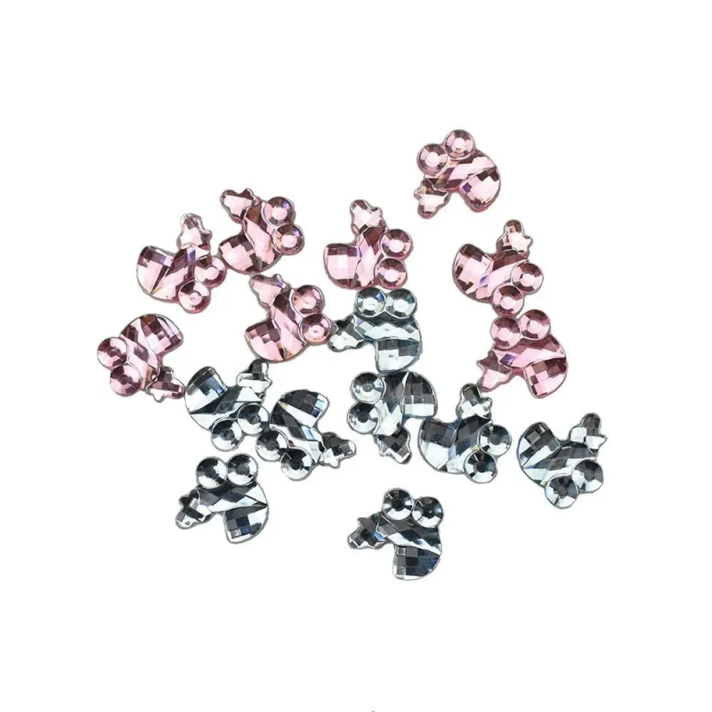 baby carriage gem confetti 5 8 inch 36 piece set