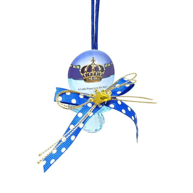 baby pacifier favor necklace royal blue 24 pack