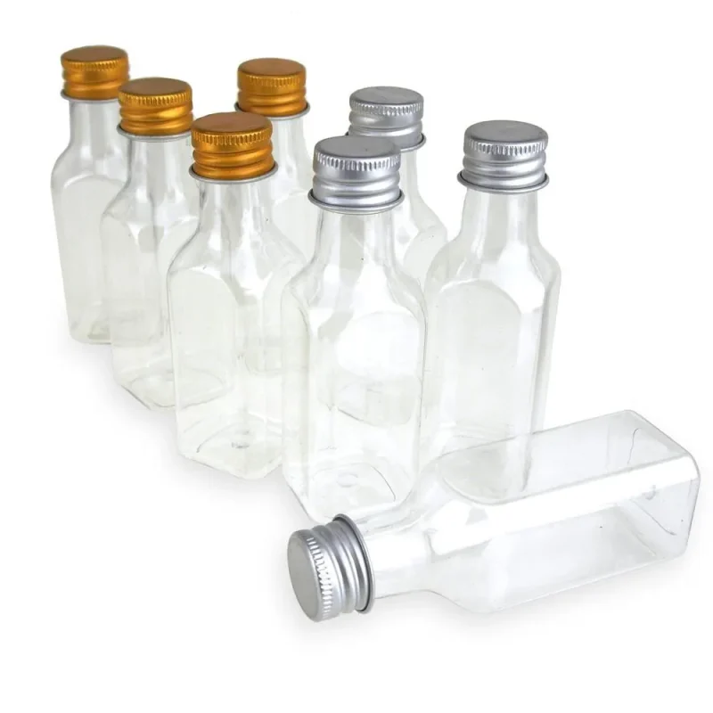 baby shower mini plastic bottle favors 4 pack 3 3 4 inch