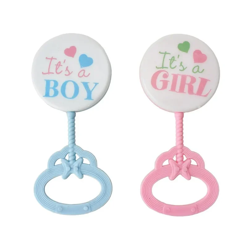 baby shower rattle favors 3 pack 3 5 inch