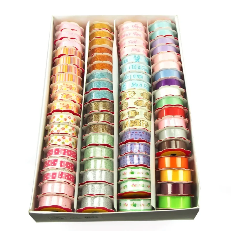 baby shower ribbon lot 72 rolls 5 8 inch 2 yard