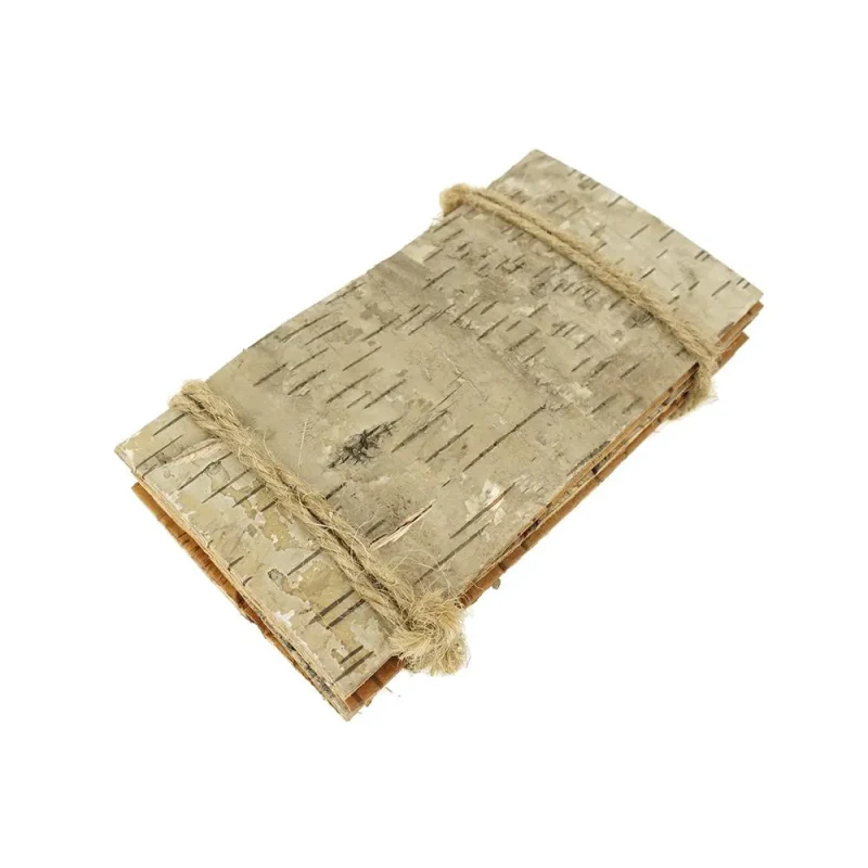 birch bark rectangular bundles 6x3 25 inches pack of 6