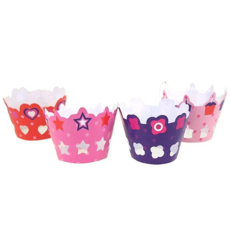 birthday girl cupcake wraps toppers 2 inch 36 pack