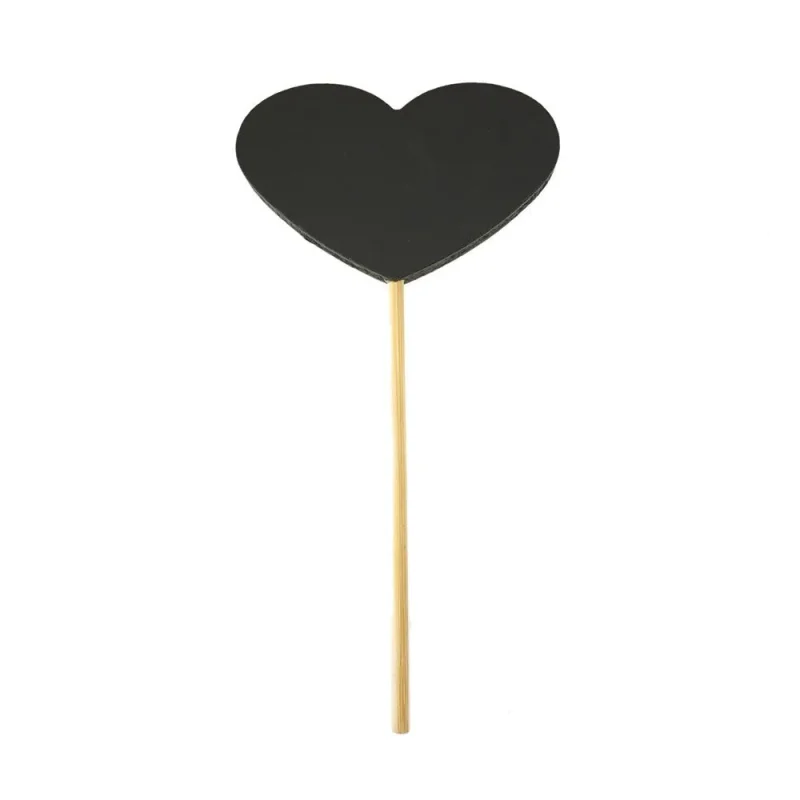 black heart chalkboard stick 7 3 4 inch