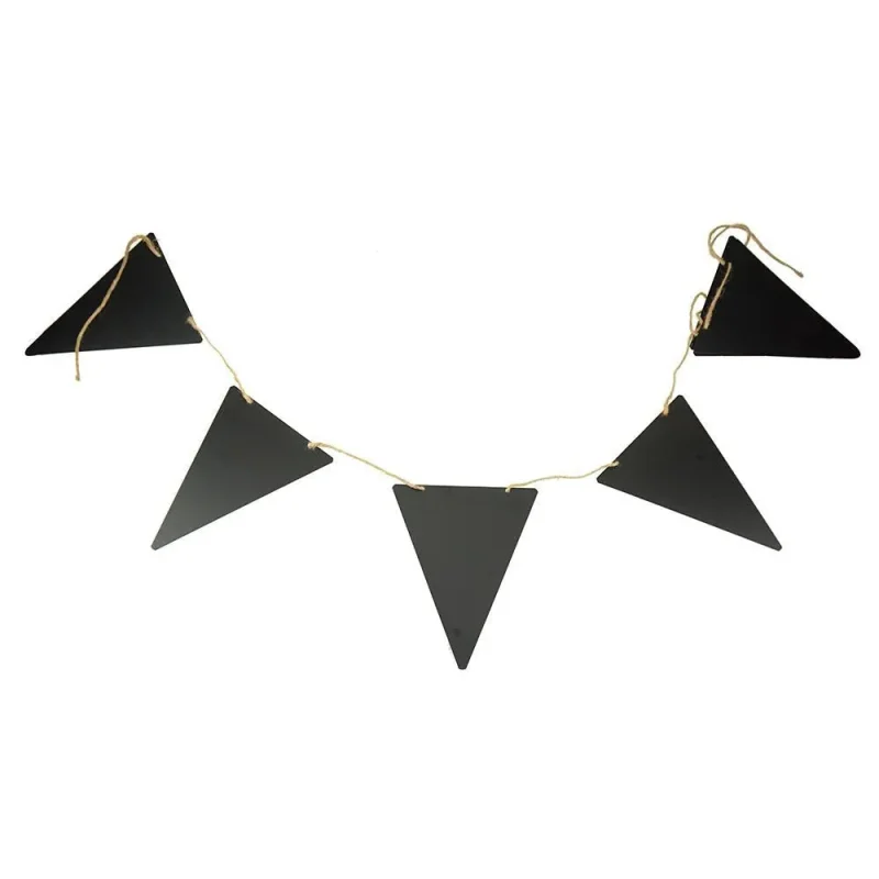 black triangle chalkboard garland 67 5