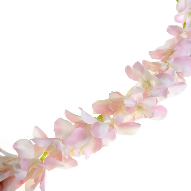 blush pink artificial plumeria garland 86