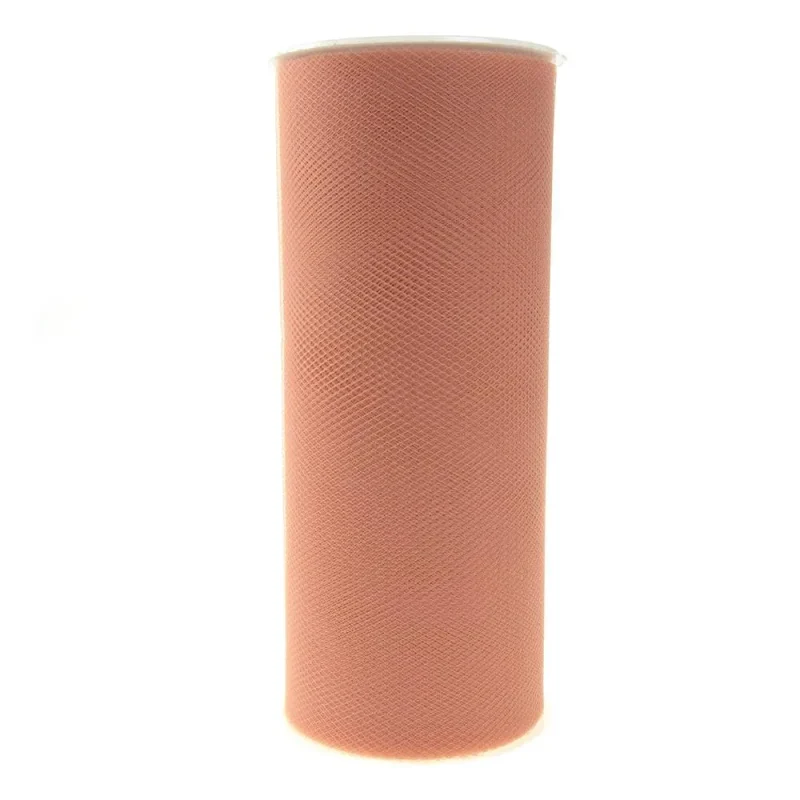 blush tulle fabric roll 6 x 25 yards net spool