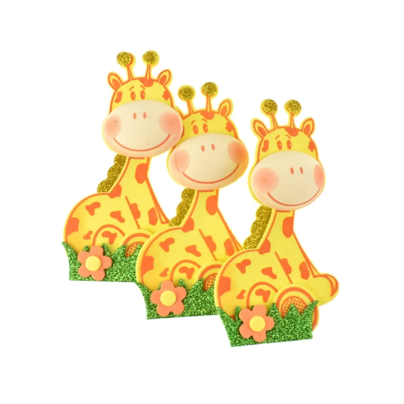 bulk craft giraffe foam cutouts 5 25 x 10 pcs grass design