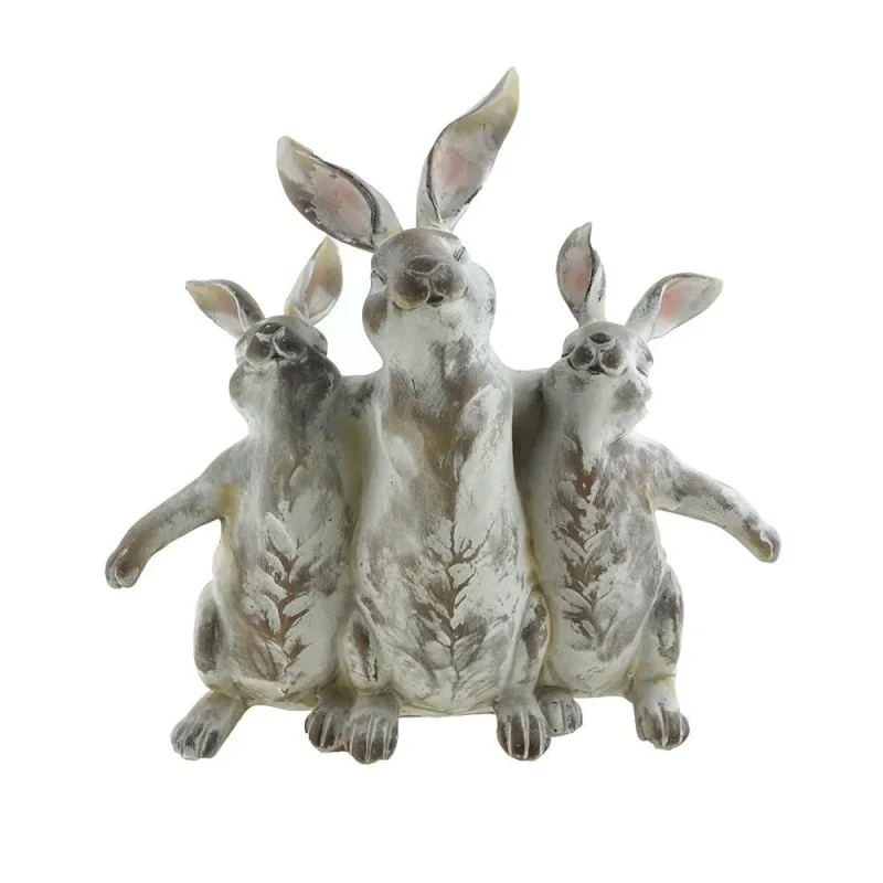 bunny friends decor figurine 10 25 inch