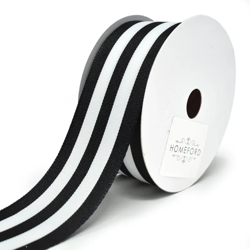 cabana stripe grosgrain wired ribbon 1 5 x 10 yards