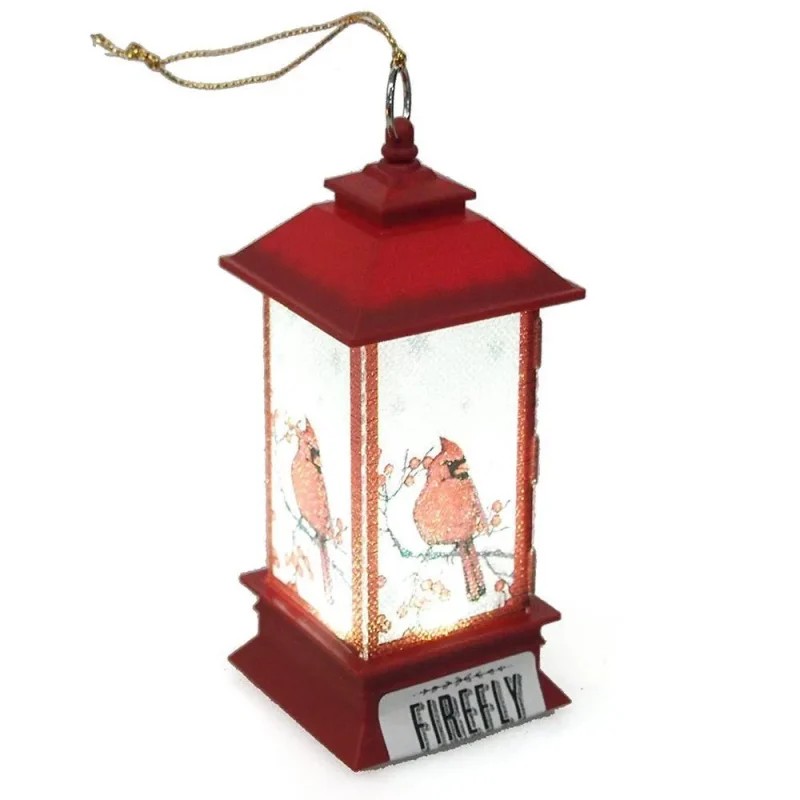 cardinal metal lantern ornament 5 1 4