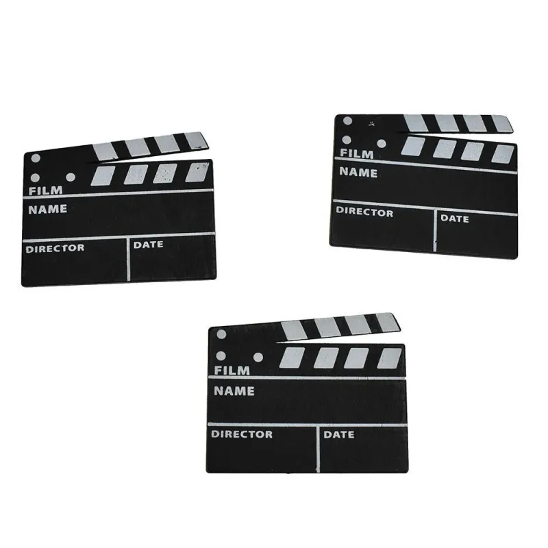 chalkboard clapperboard stickers 2 3 8 x 3 pack