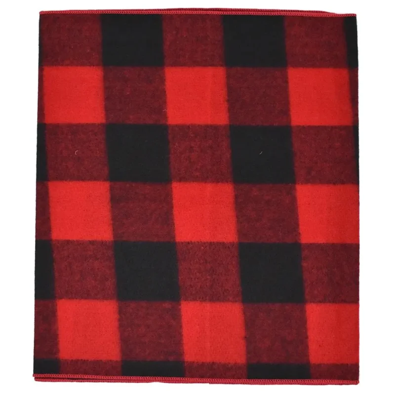 checkered christmas table runner 14 x 6 red black