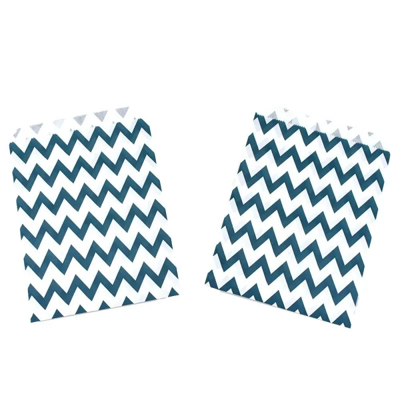 chevron printed treat bags 7 1 4 8 pack