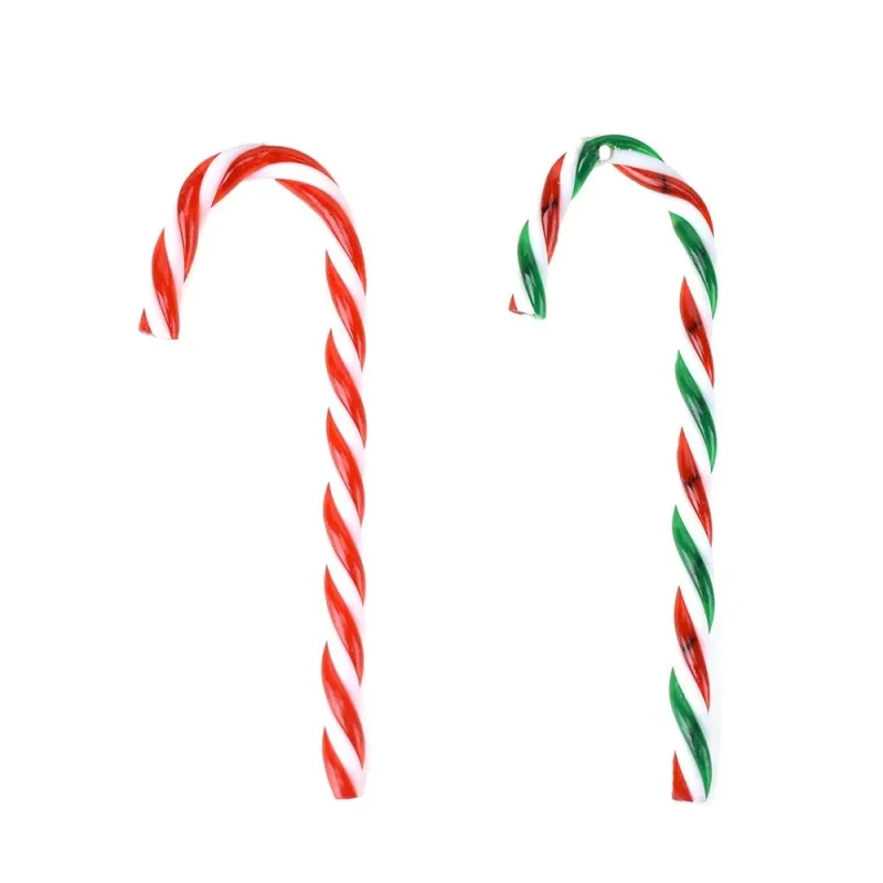 christmas candy cane ornaments assorted 4 5 inch 12 pack