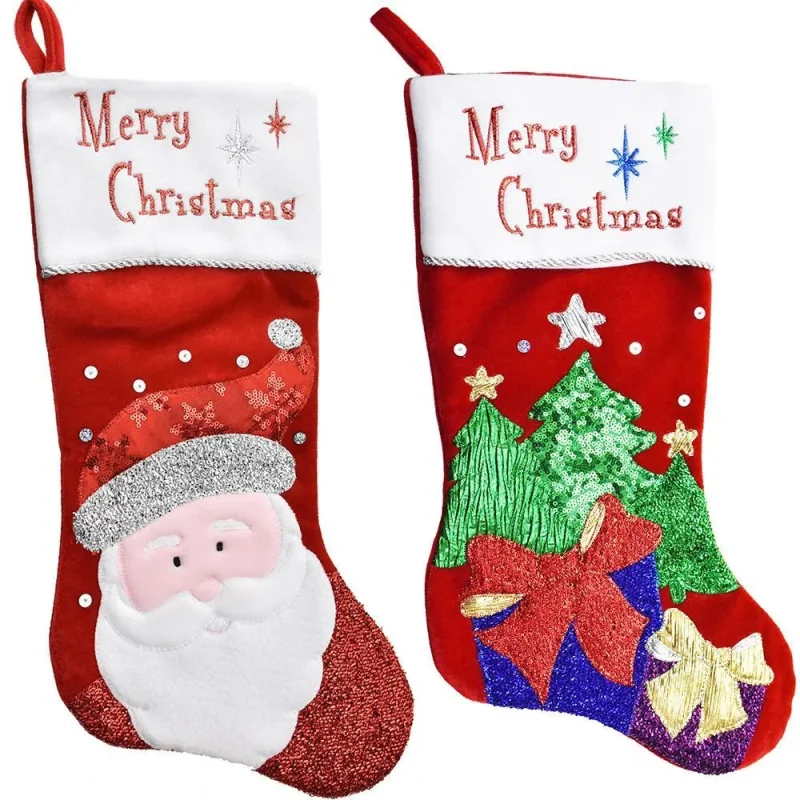 christmas stockings 18 inch 2 pack