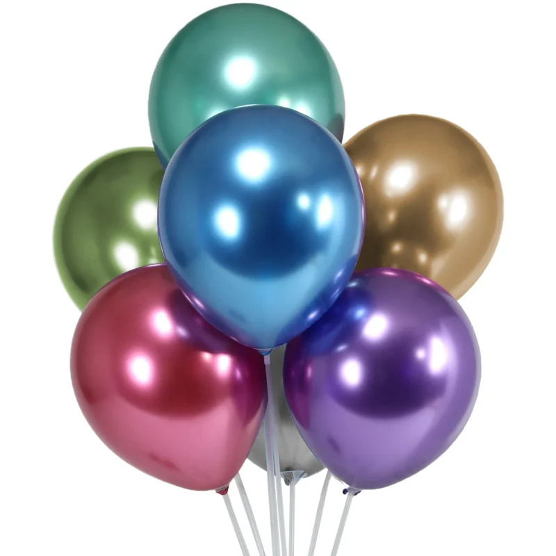 chrome 18 inch party balloons 10 pack