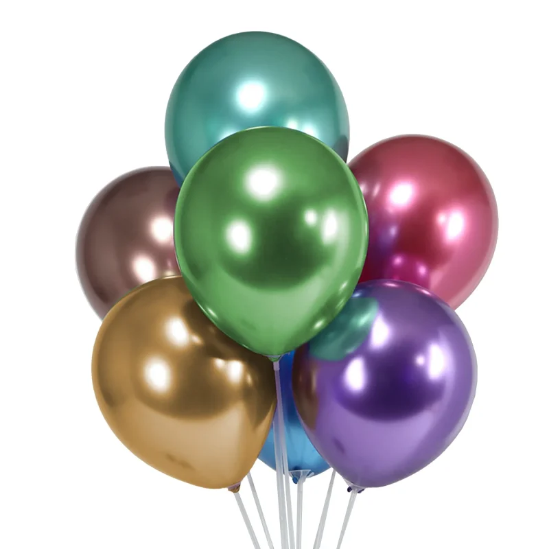 chrome party balloons 12 inch 50 pack