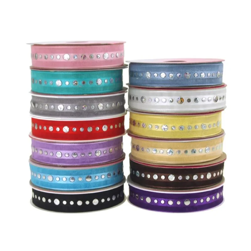 circle bling sheer ribbon 5 8 x 3 yards