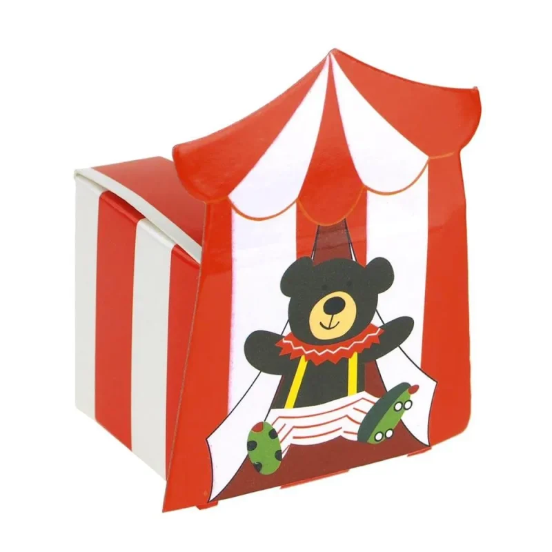 circus baby shower favor boxes 2 x 12 pack