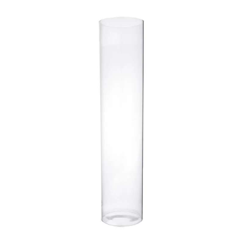 clear 14 inch hurricane candle holders 24 pack glass vases