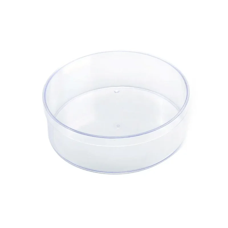 clear 6 inch plastic round container