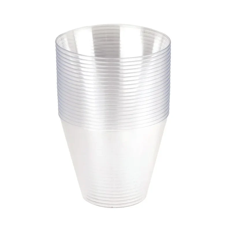 clear 9oz plastic tumblers 20 pack 2 5 inch