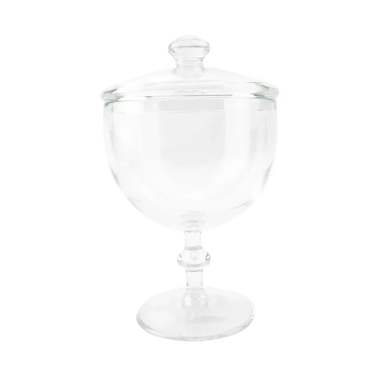 clear acrylic 9 inch goblet candy jar