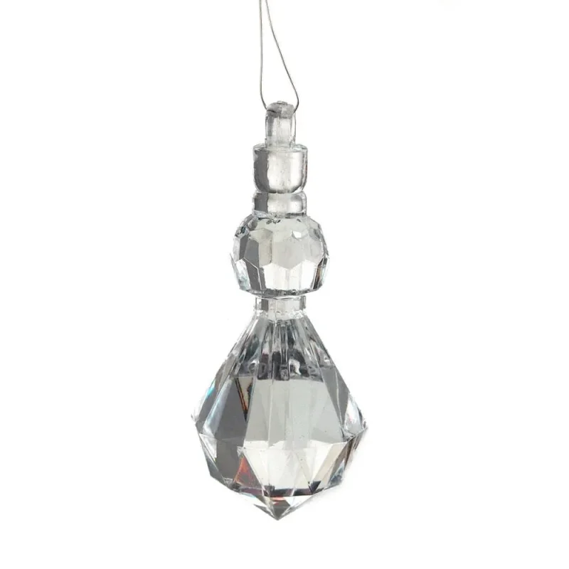 clear acrylic crystal chandelier drops 2 1 4 inch 18 piece set