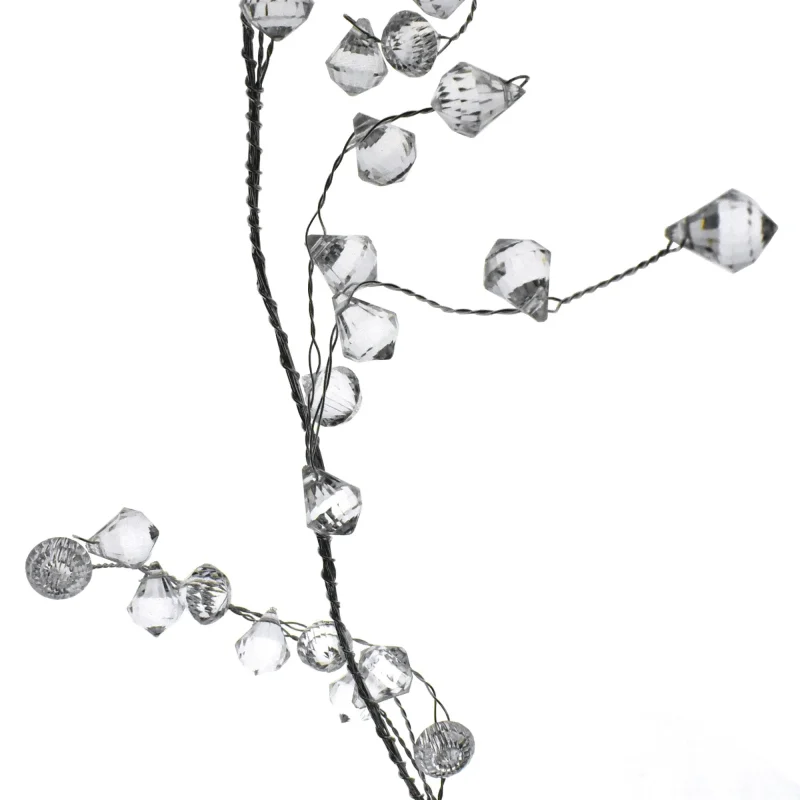 clear acrylic diamond garland 45 decorative