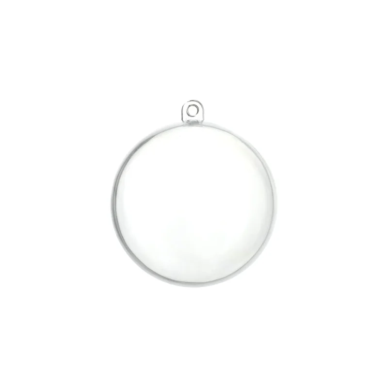 clear acrylic fillable ornament 2 3 8 christmas ball