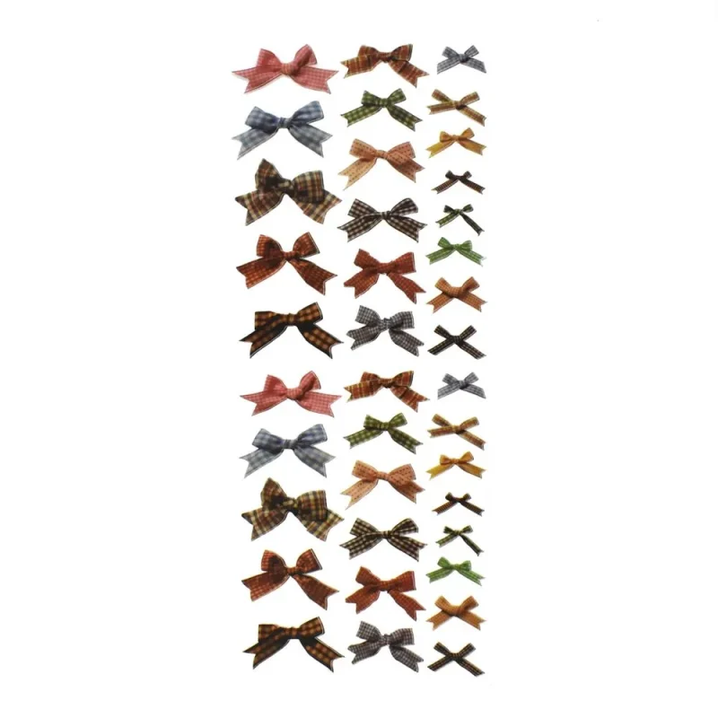 clear bow stickers 38 piece set