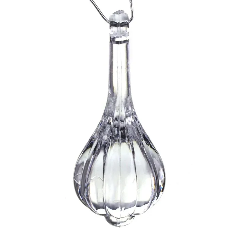 clear hanging crystals 3 5 balloon 6 pack for chandeliers