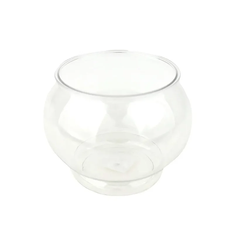 clear plastic fish bowl 4 5 inch aquarium container