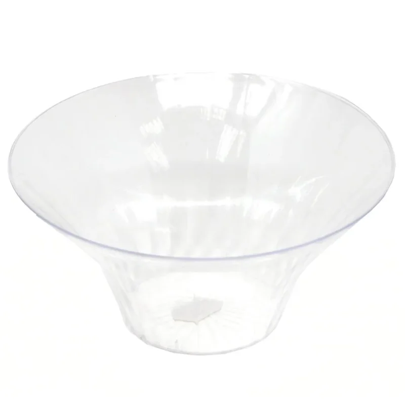 clear plastic flared favor bowl 4 1 4 inch