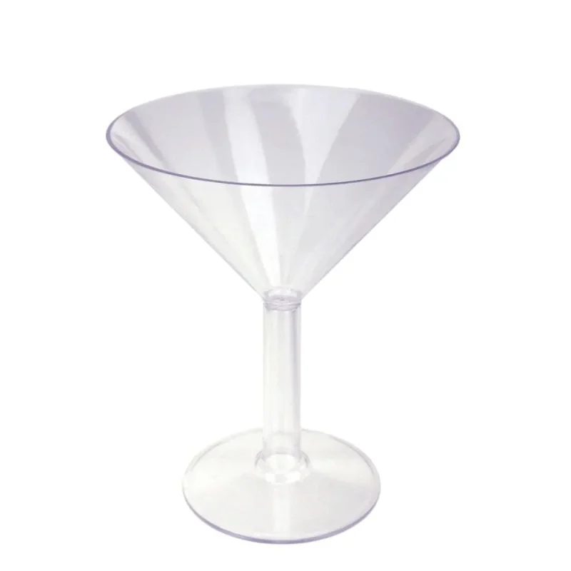 clear plastic martini glass 9 inch medium size