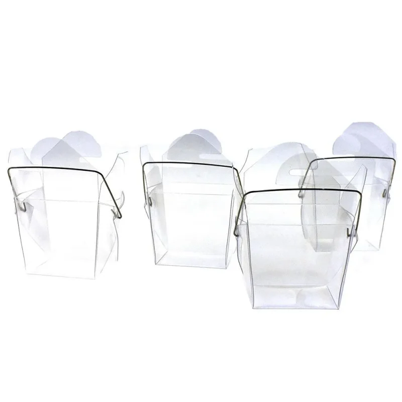 clear plastic takeout boxes 2 75 x 12 durable stackable