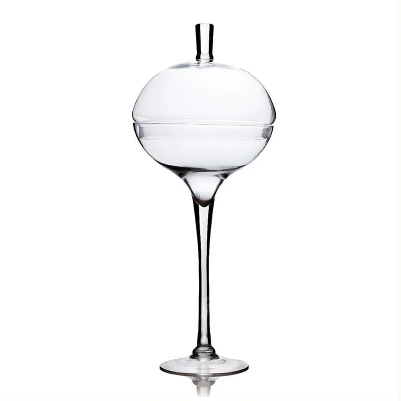 clear tall glass ball vase 23 5 inch